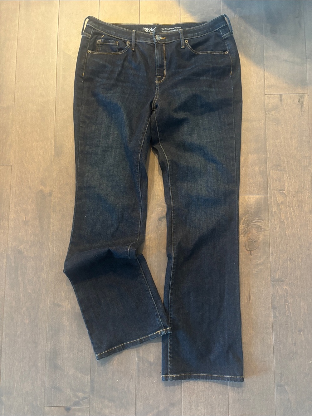 Women’s Dark Indigo Boot-Cut Jeans